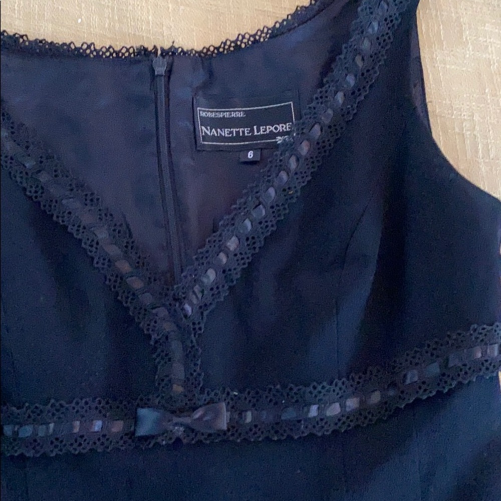 Vintage Nanette Lepore Little Black Dress - Picture 5 of 5